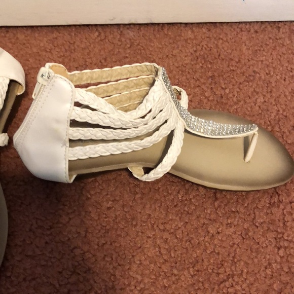 Charlotte Russe Diamond Braided Shoes - Picture 2 of 5